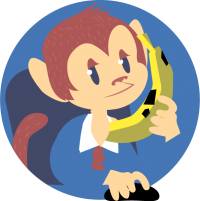 Monkey Answering Phone Monkey Answering Phone